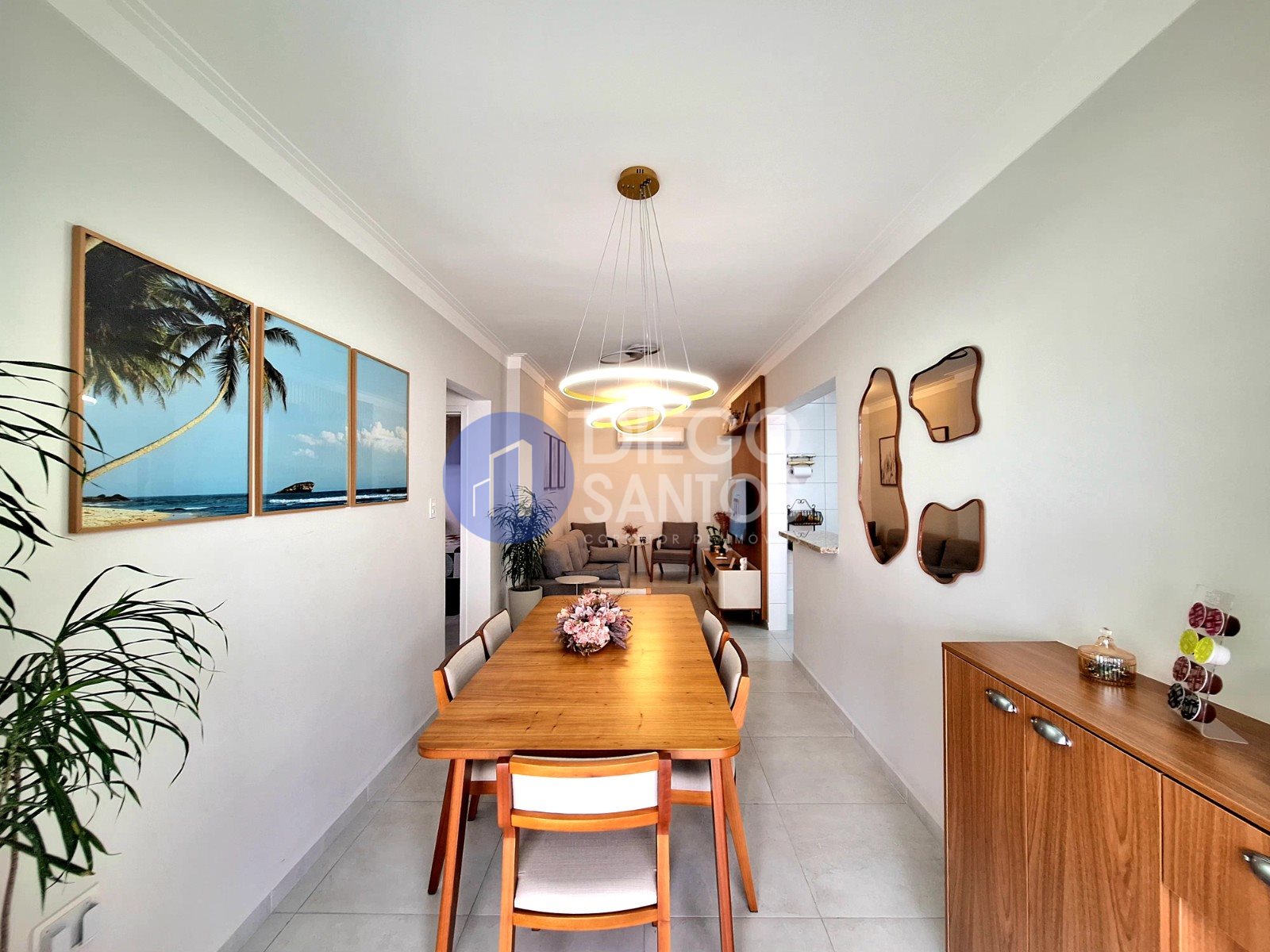 Apartamento 2 Suítes Mobiliado na Aviação, Praia Grande – 87m²