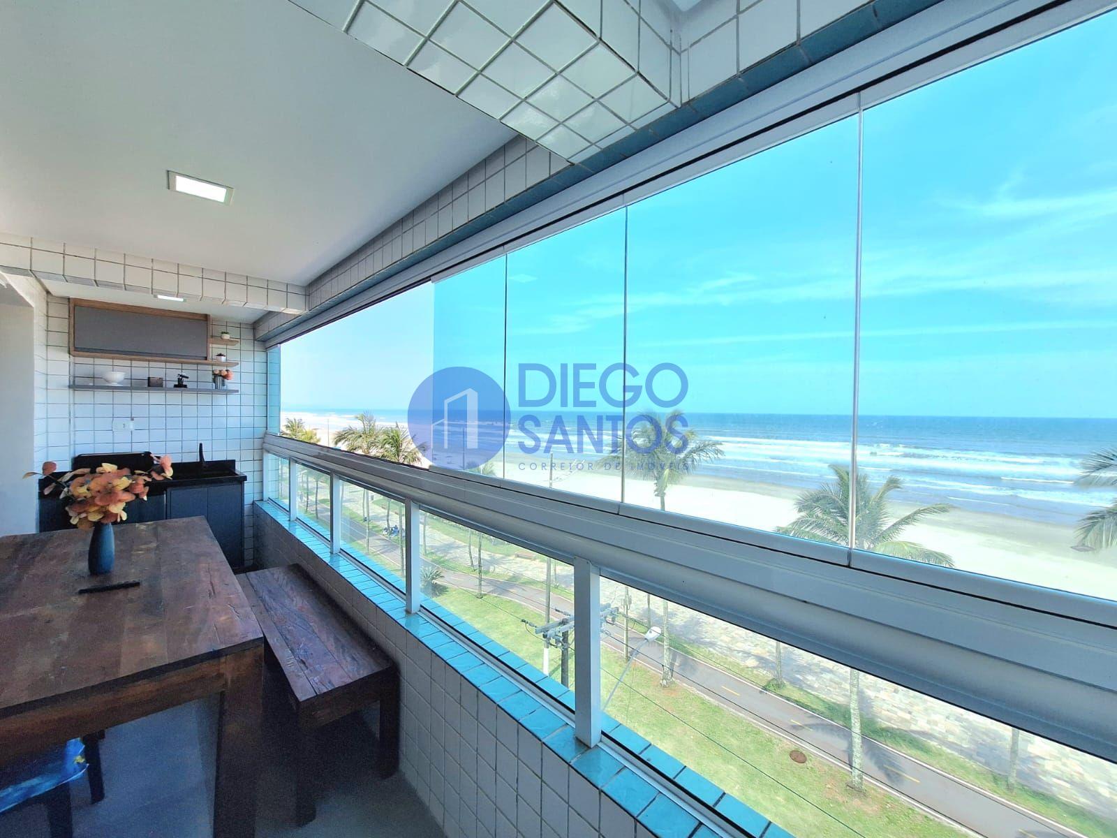 Apartamento Frente Mar 2 Dormitórios 1 Suíte 2 Vagas(Demarcadas)