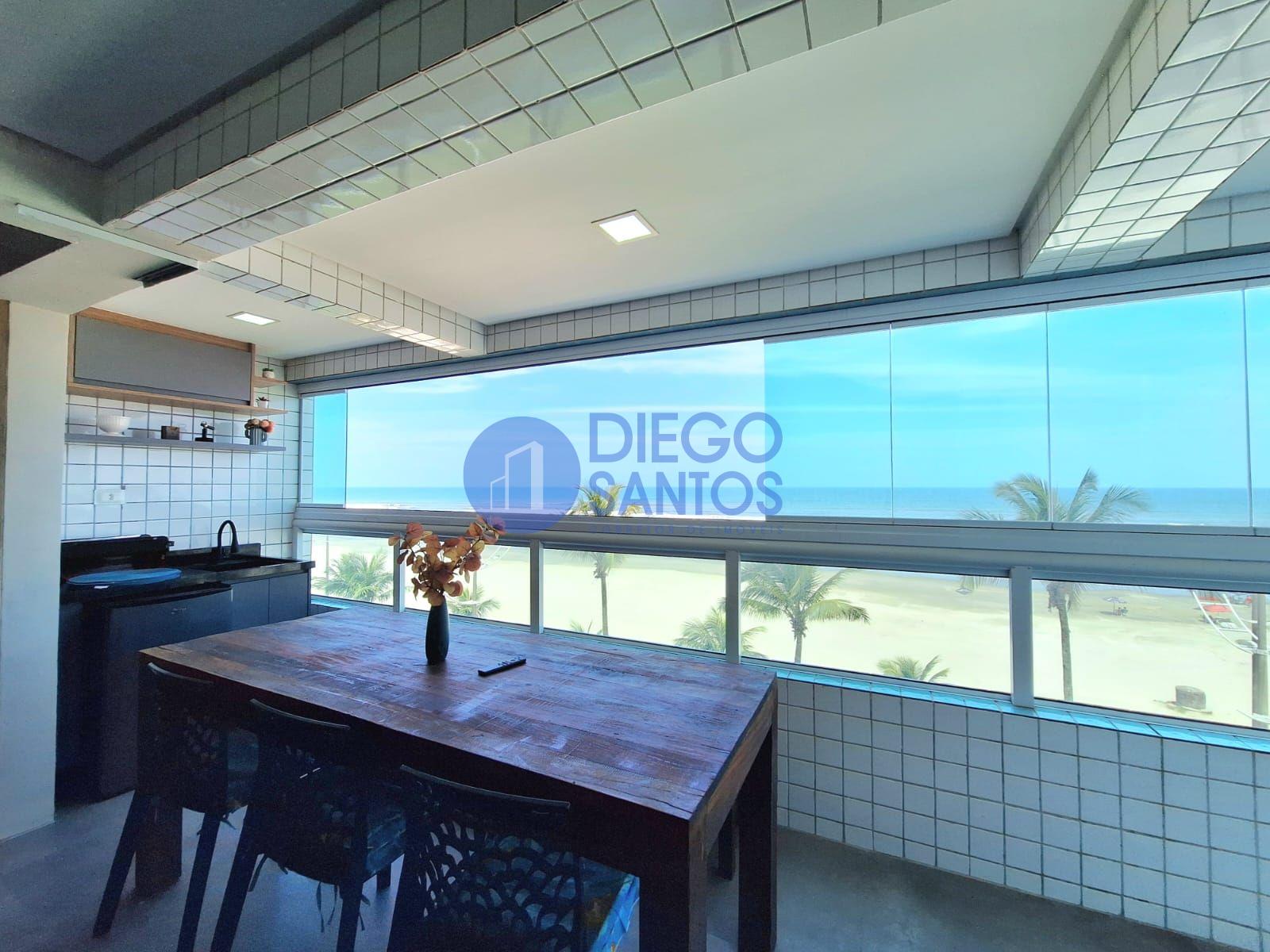 Apartamento Frente Mar 2 Dormitórios 1 Suíte 2 Vagas(Demarcadas)