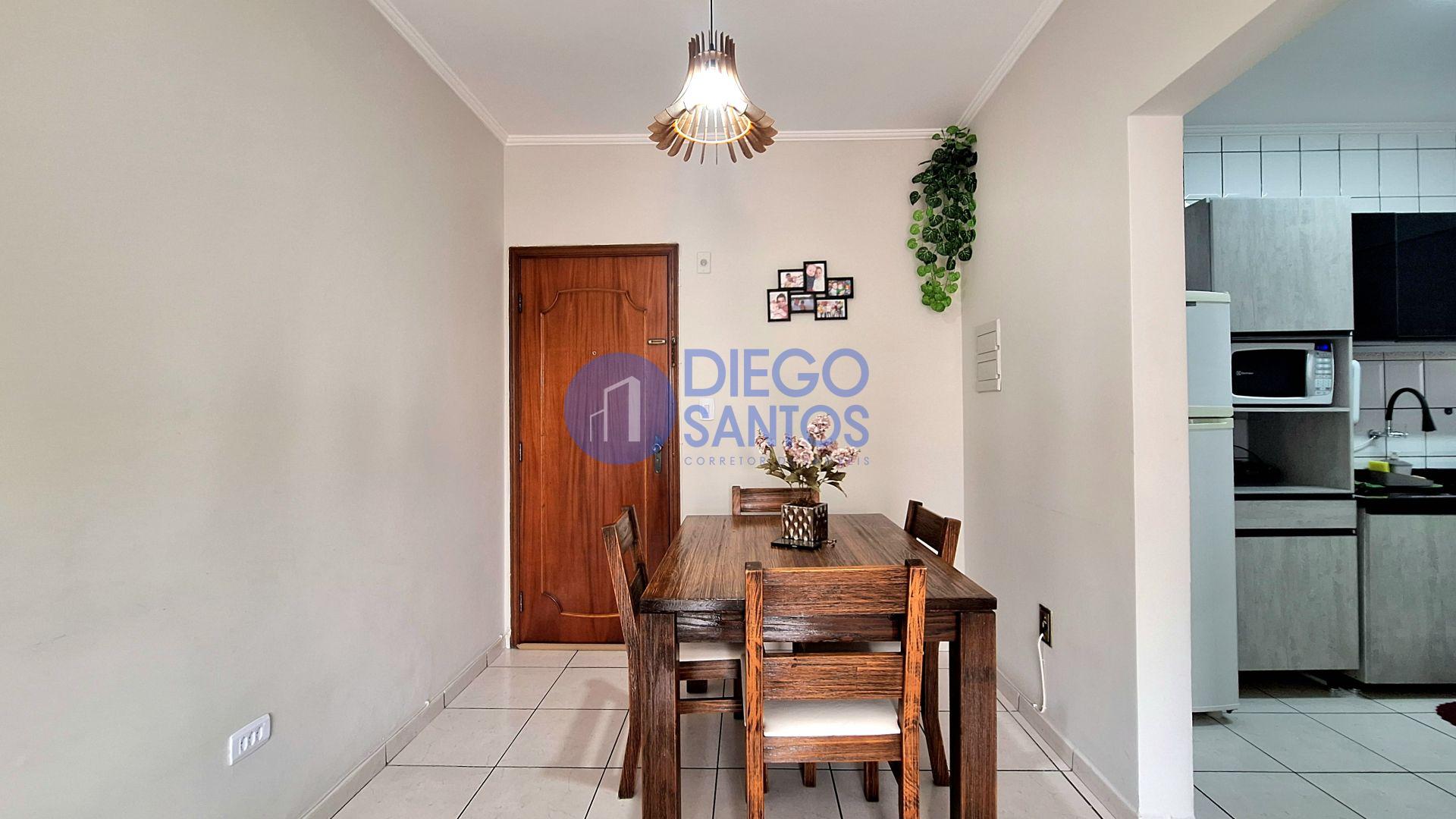 Apartamento 1 Dormitório com Vista Mar e Porteira Fechada- Vila Tupi