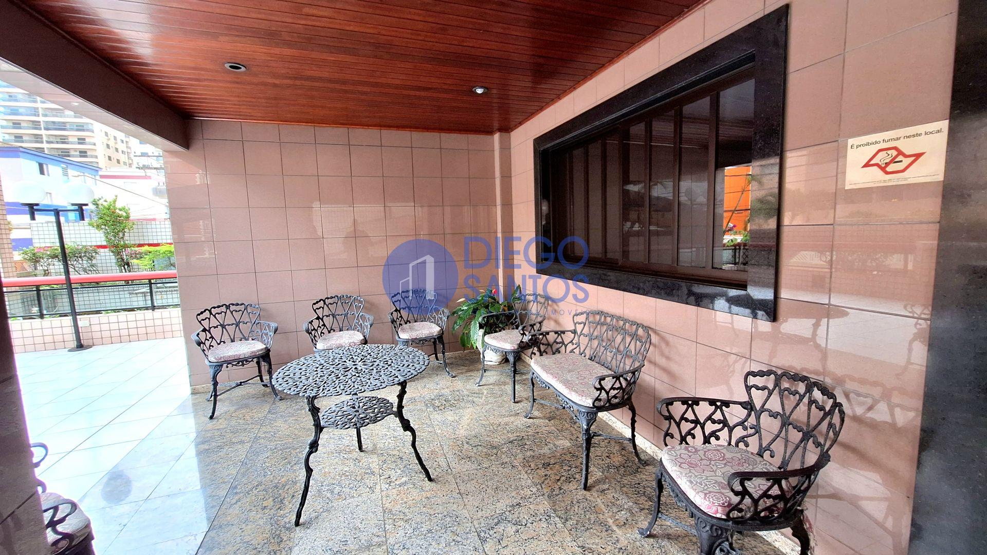 Apartamento 1 Dormitório com Vista Mar e Porteira Fechada- Vila Tupi