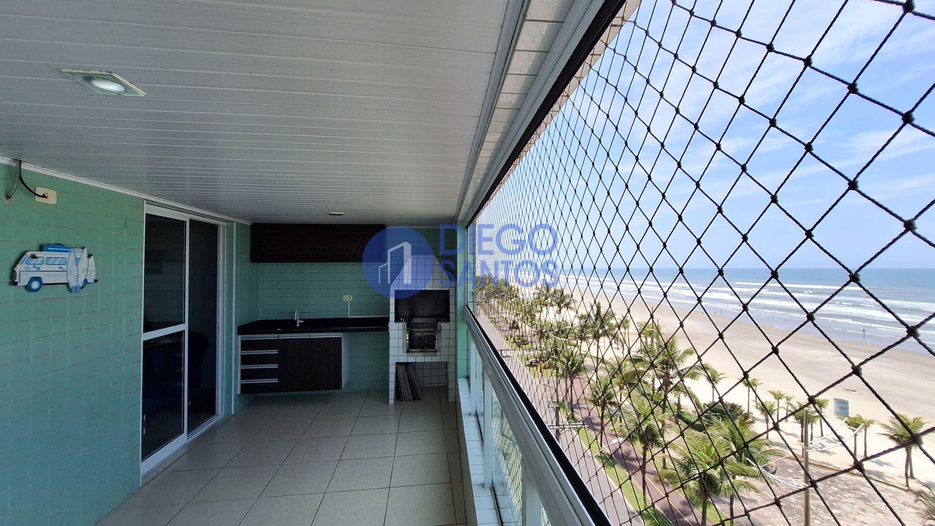 Apartamento Frente Mar 2 Dormitórios, 1 Suíte, 1 Vaga