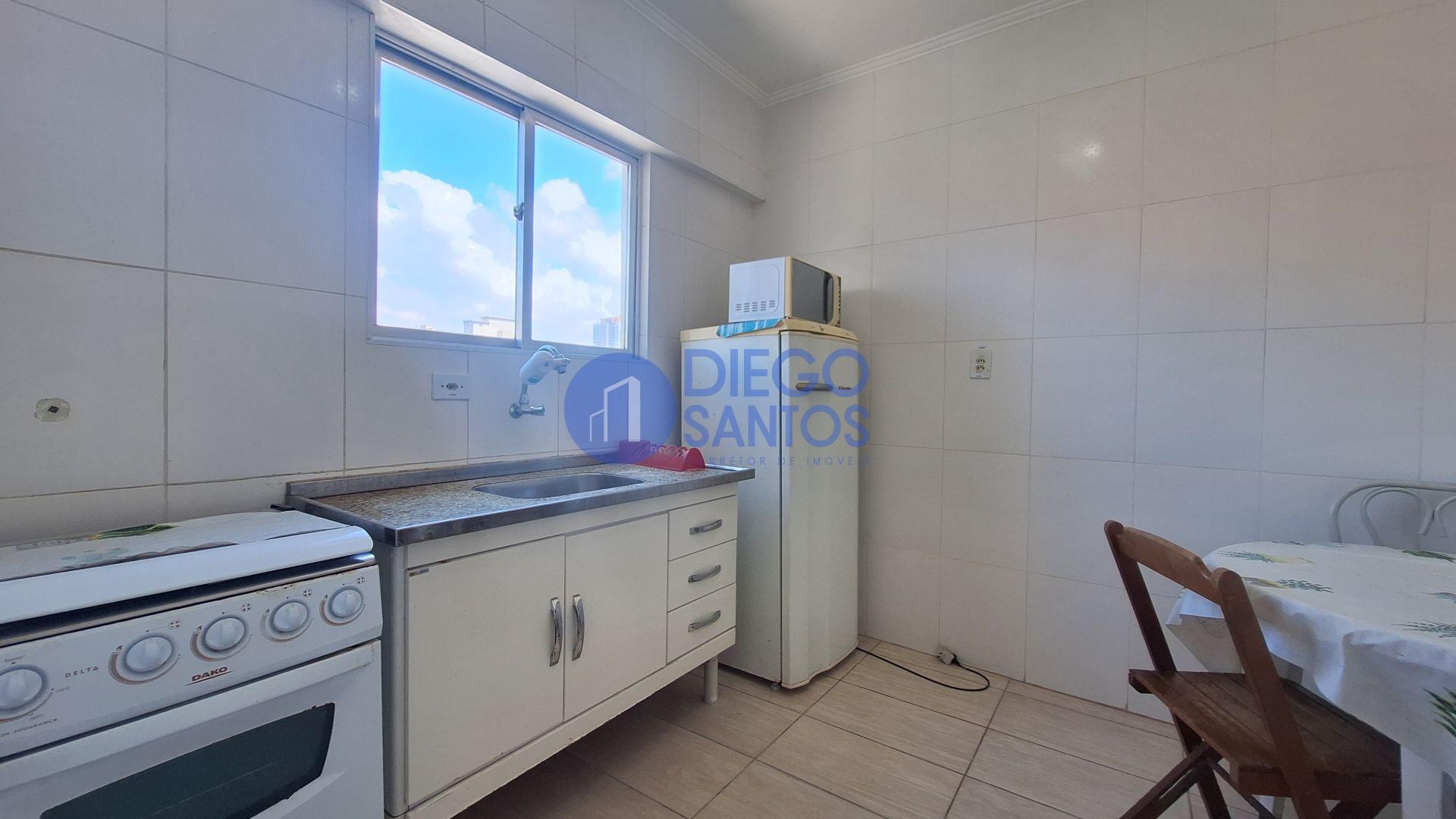 APARTAMENTO MOBILIADO 1 DORMITÓRIO – CANTO DO FORTE – A VENDA