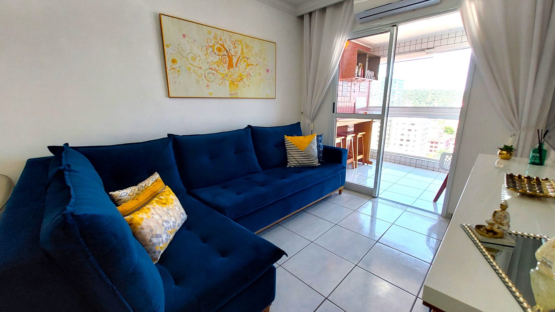 Apartamento Mobiliado 03 Dormitórios 01 Suíte 01 Vaga, 86m2 – Canto do Forte