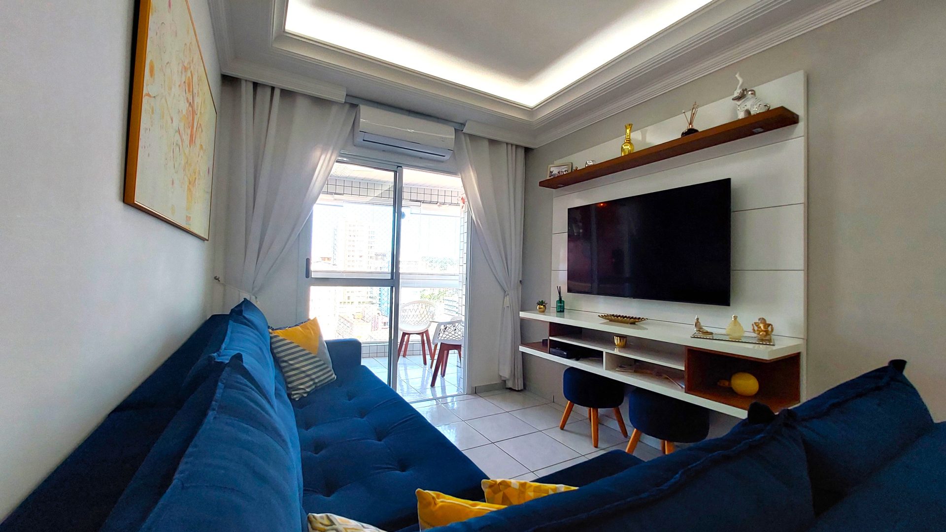 Apartamento Mobiliado 03 Dormitórios 01 Suíte 01 Vaga, 86m2 – Canto do Forte