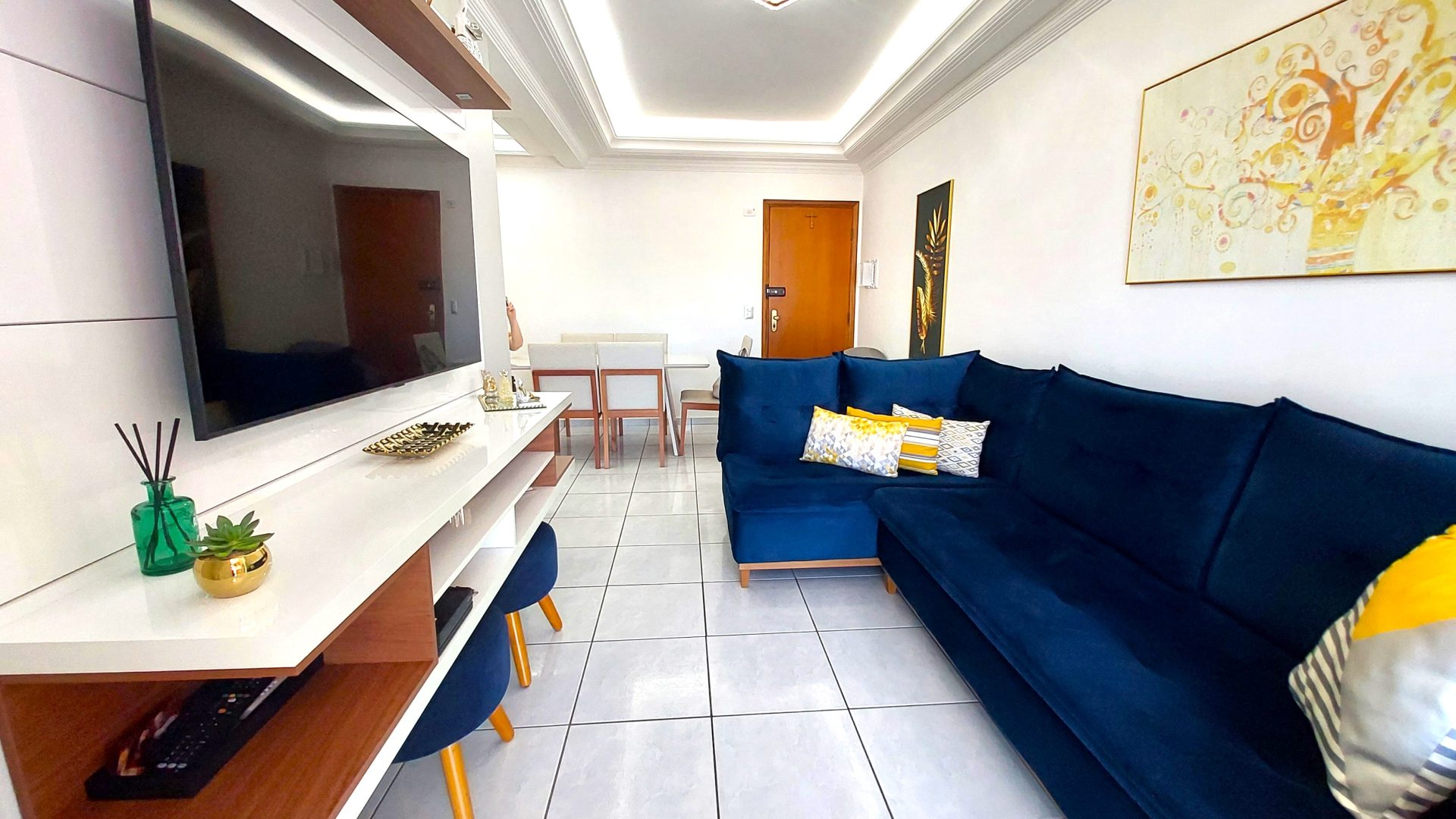 Apartamento Mobiliado 03 Dormitórios 01 Suíte 01 Vaga, 86m2 – Canto do Forte