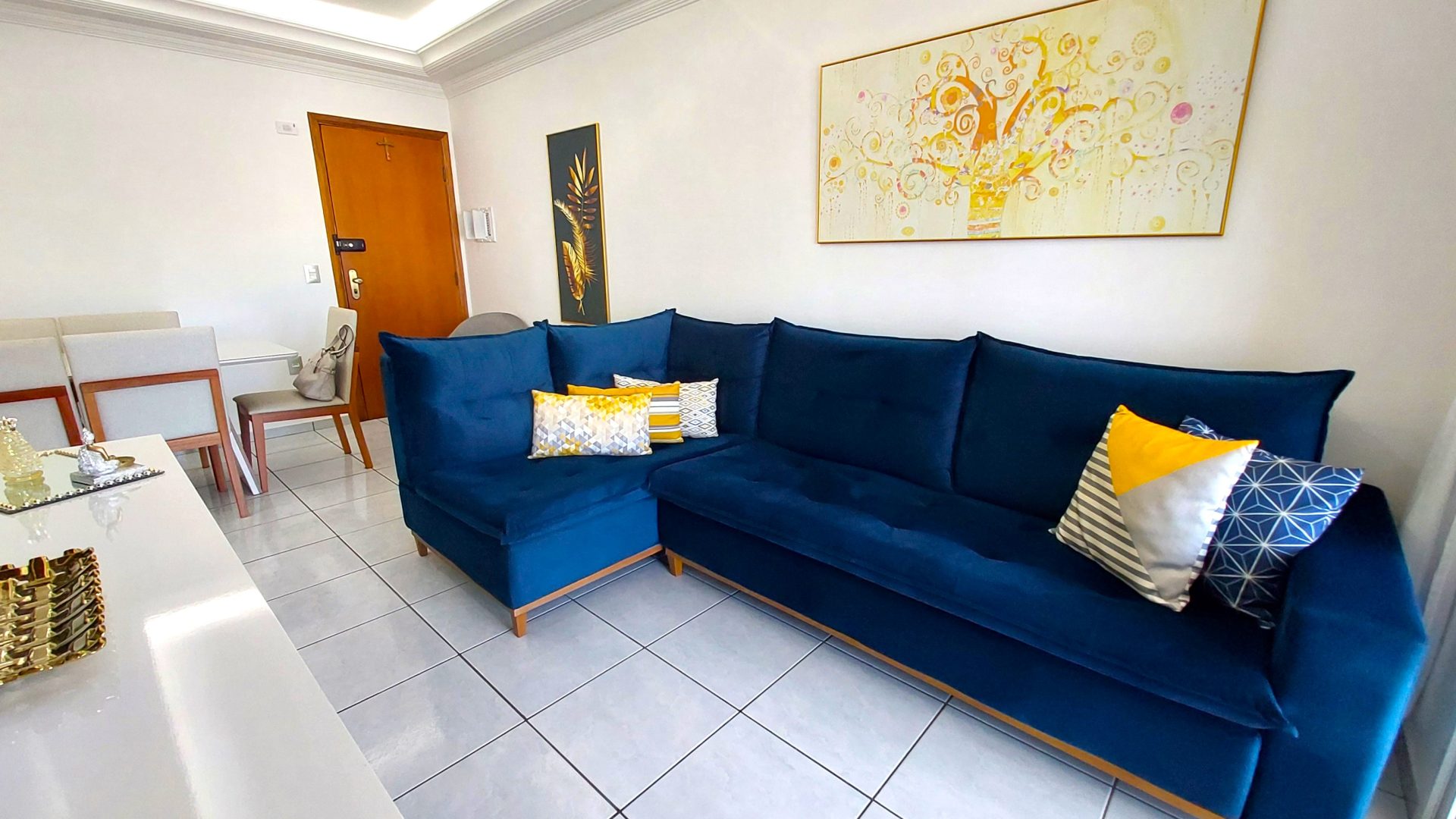 Apartamento Mobiliado 03 Dormitórios 01 Suíte 01 Vaga, 86m2 – Canto do Forte