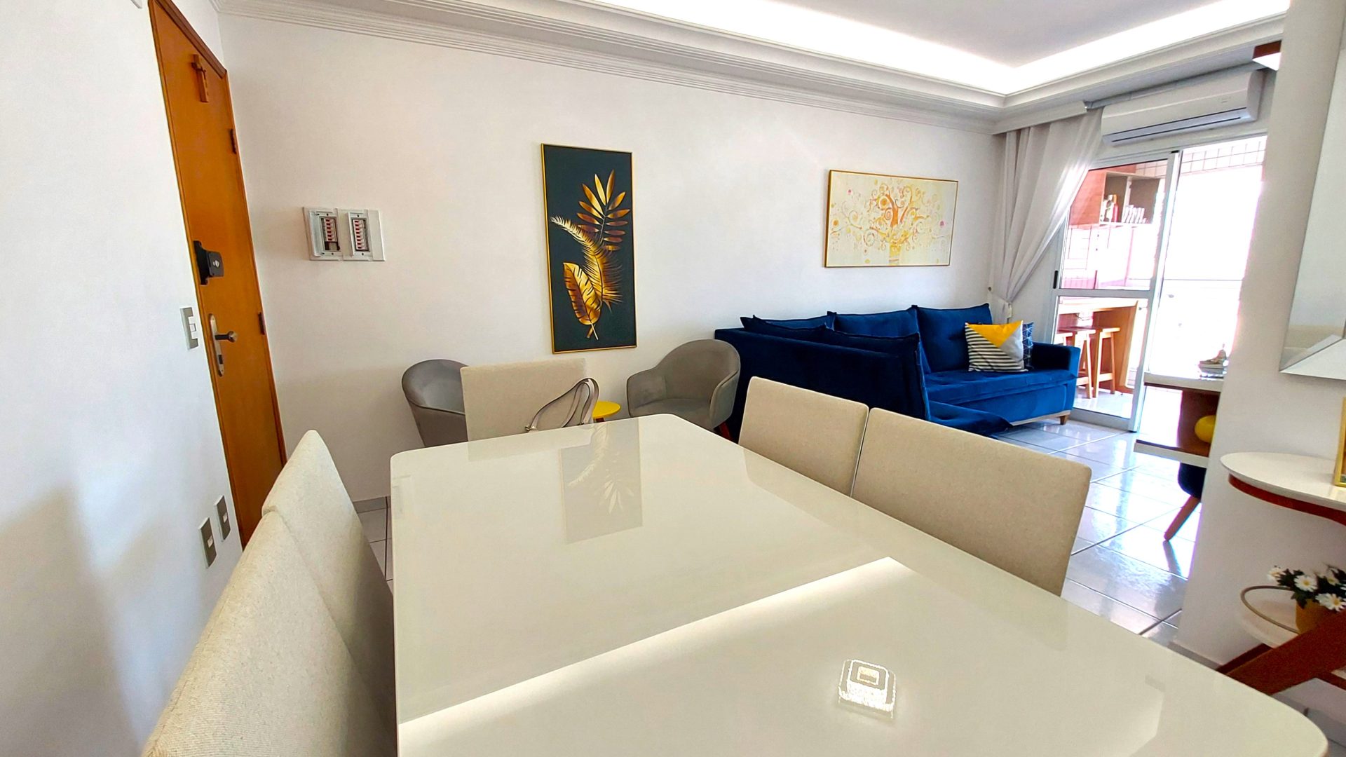 Apartamento Mobiliado 03 Dormitórios 01 Suíte 01 Vaga, 86m2 – Canto do Forte