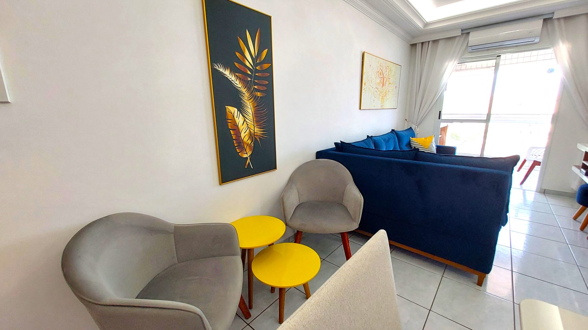 Apartamento Mobiliado 03 Dormitórios 01 Suíte 01 Vaga, 86m2 – Canto do Forte