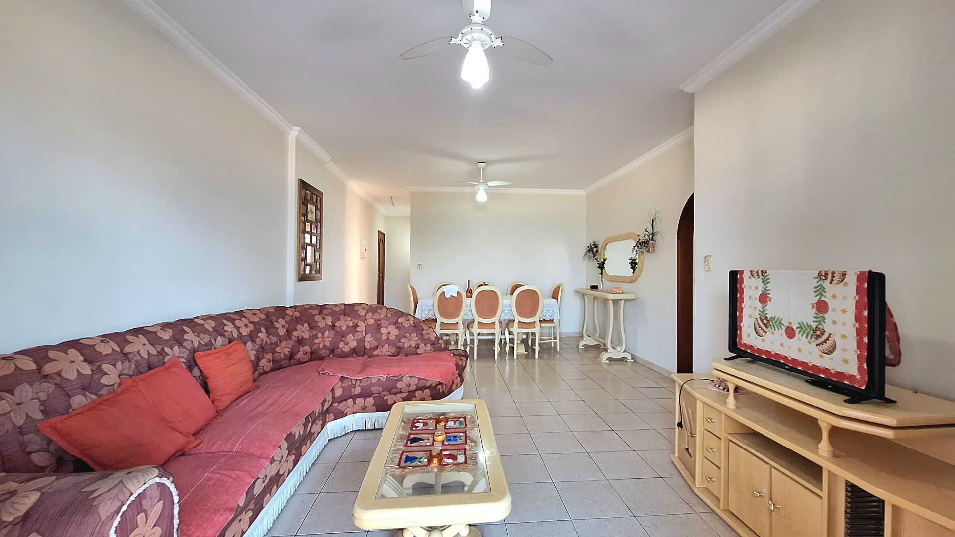 Apartamento Frente Mar 02 Dormitórios 01 Suíte + DEP. Empregada 01 Vaga, 106m2 – Bairro Vila Caiçara