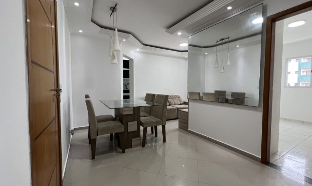 Aparatemnto Mobiliado 02 Dormitorios, 01 Suite, 01 Vaga de Garagem – Vila Tupi