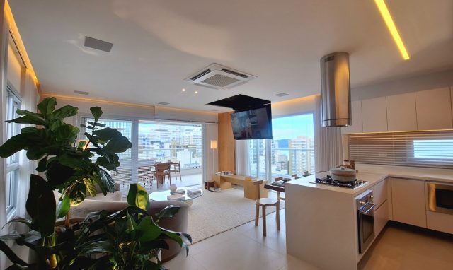 Apartamento 03 Dormitórios, Sendo 03 Suítes, 02 ou 03 Vagas Determinadas, 150,66m2 – Boqueirão