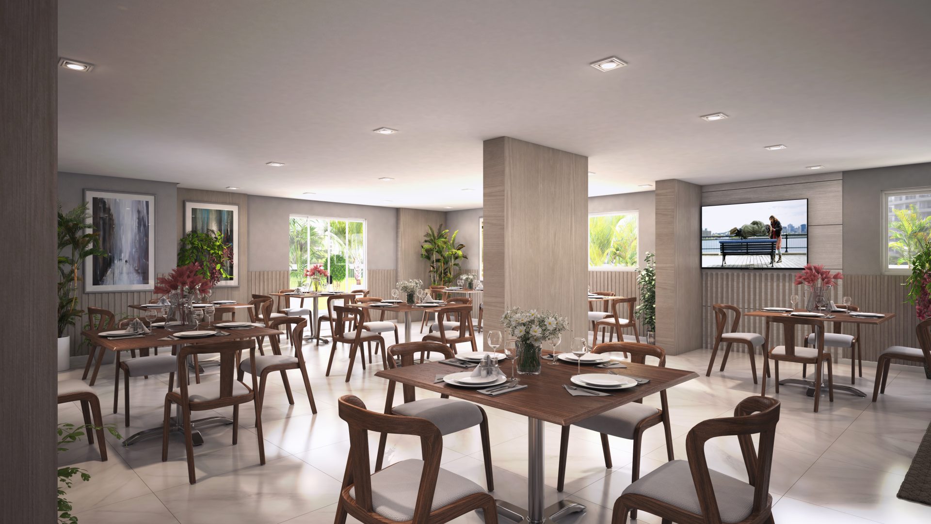 Apartamento 02 Dormitórios 01 Suíte 02 Vagas, 79m2 – Bairro Boqueirão