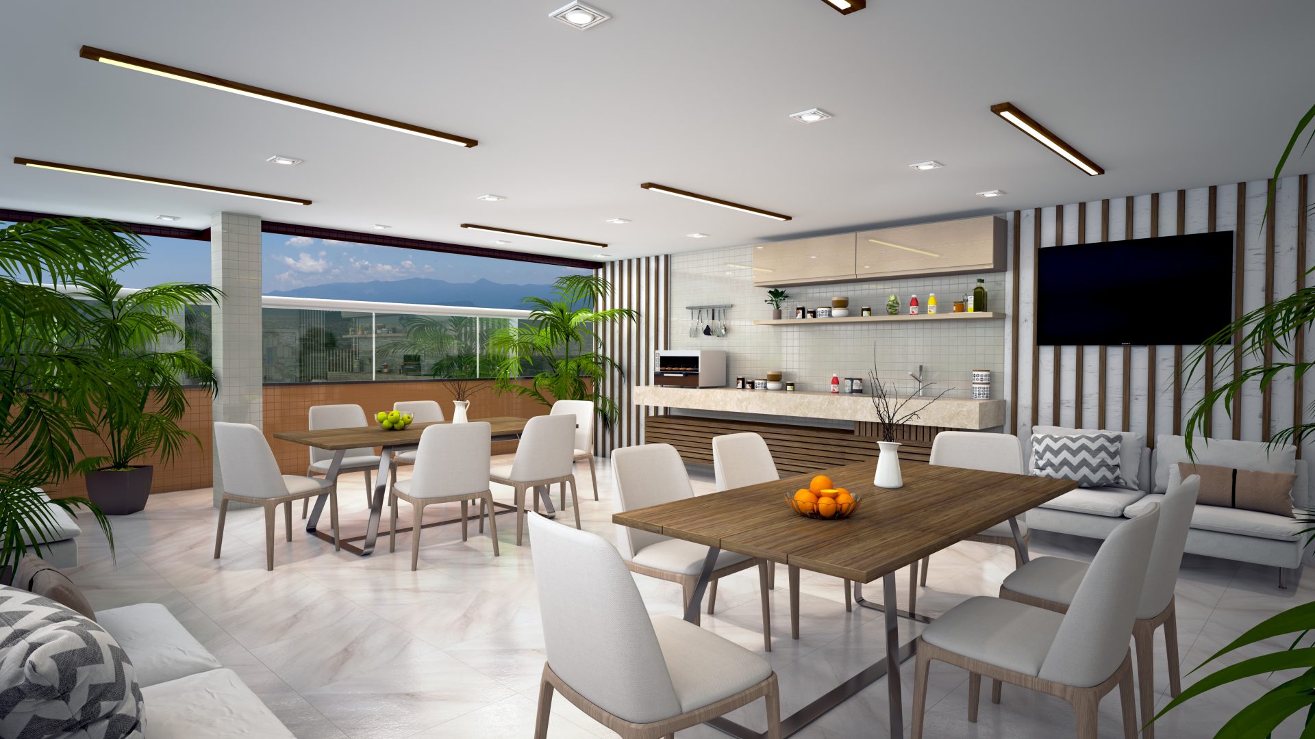 Apartamento 02 Dormitórios 01 Suíte 02 Vagas, 79m2 – Bairro Boqueirão