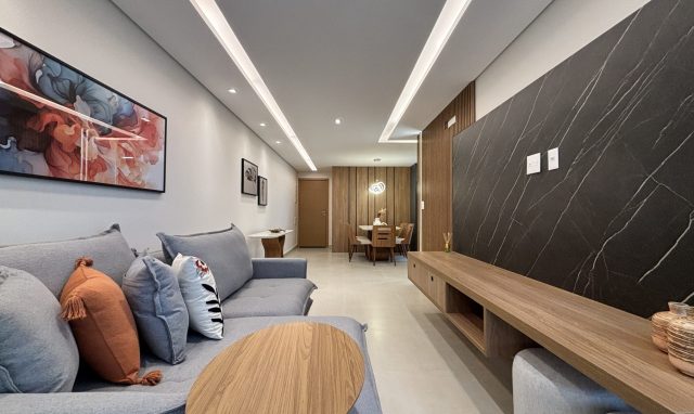 Apartamento 02 Dormitórios 01 Suíte 02 Vagas, 79m2 – Bairro Boqueirão