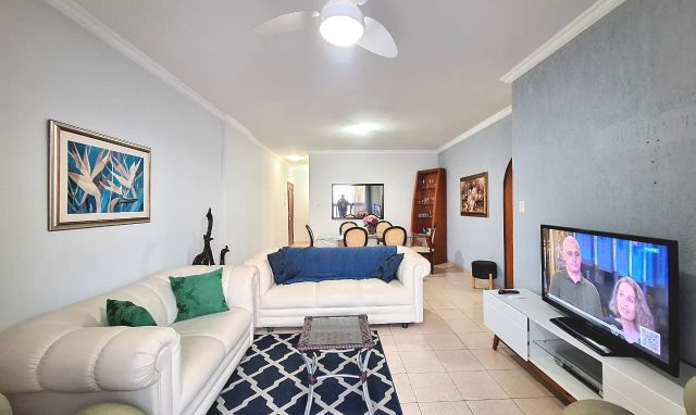 Apartamento Frente Mar 02 Dormitórios 01 Suíte + DEP. Empregada 01 Vaga, 112m2 – Bairro Vila Caiçara