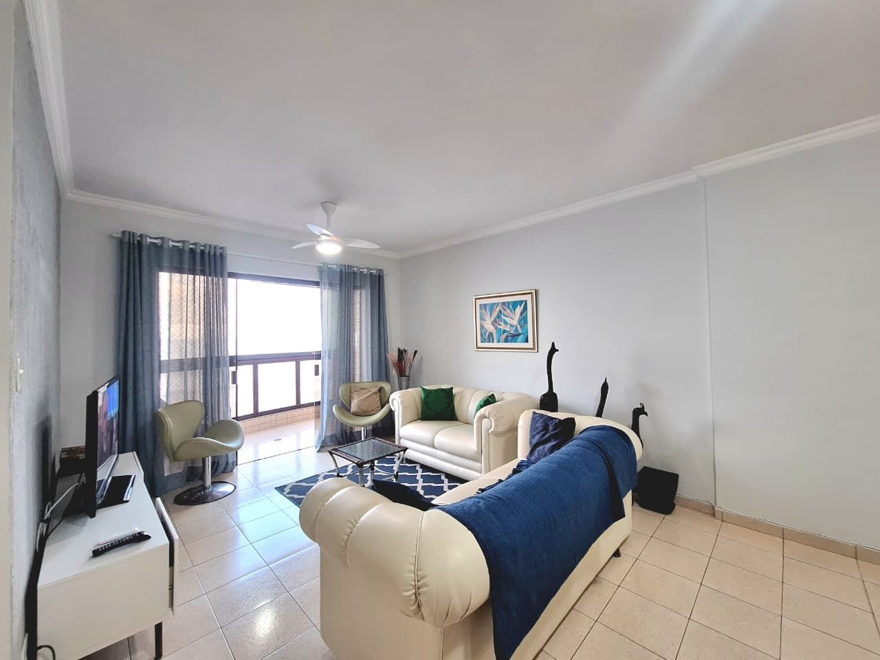Apartamento Frente Mar 02 Dormitórios 01 Suíte + DEP. Empregada 01 Vaga, 112m2 – Bairro Vila Caiçara