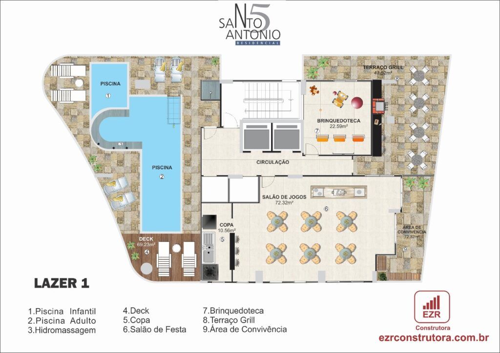 Apartamento 02 Dormitórios 02 Suíte, 74,63m2, 02 Vagas de Garagem – Bairro Aviação