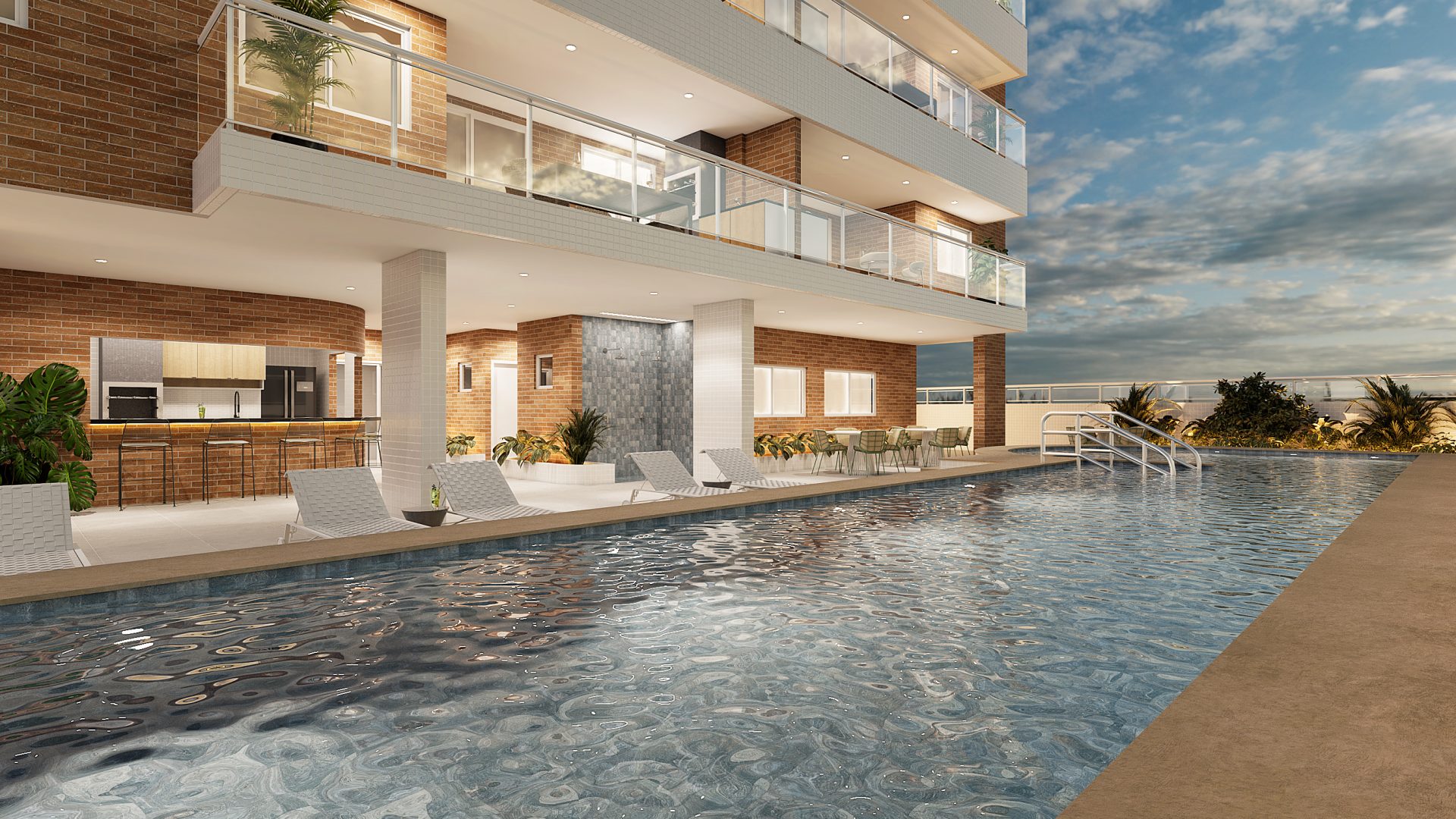 Apartamento 02 Dormitórios 01 Suite 02 Vagas, 93m2 – Aviação