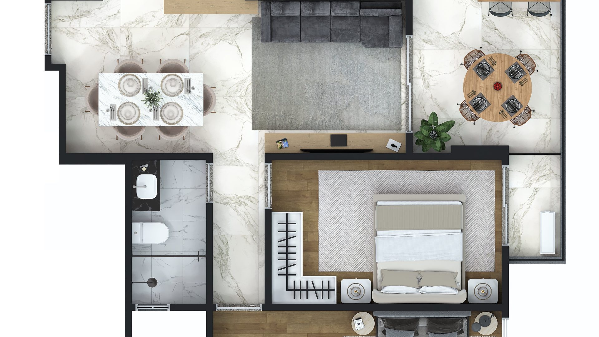 Apartamento 02 Dormitórios 01 Suite 02 Vagas, 77m2 – Aviação